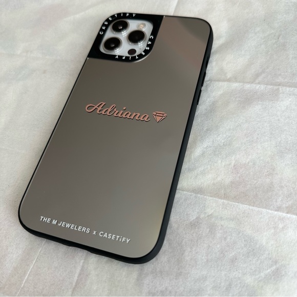 Casetify Mirror Customize Name iPhone 12 Pro Max Case. - Picture 2 of 2